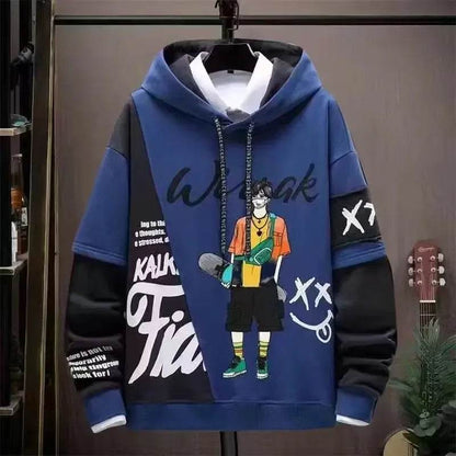 2024 Men's Graphic Hoodie - Casual Hip Hop Style for Streetwear Lovers - Buy Center