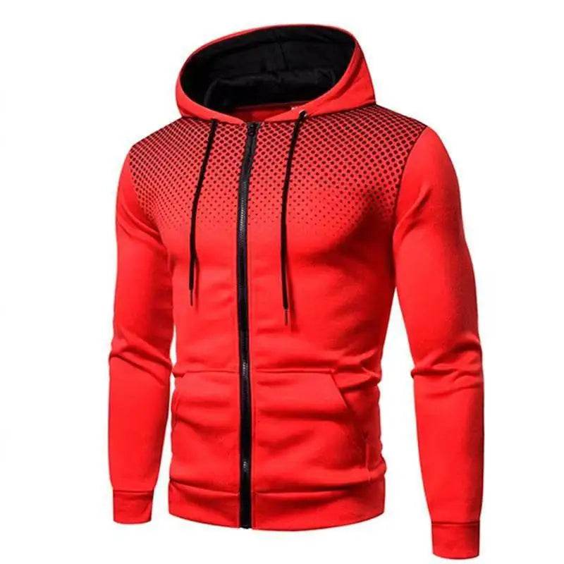 2024 Men's Hoodie Jacket - Casual Zipper Pullover for Spring & Autumn - Buy Center