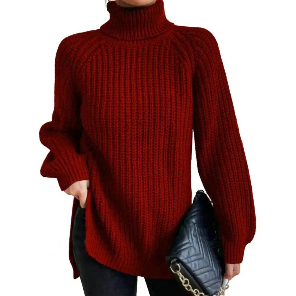 SANWOOD Women's Turtleneck Sweater - Loose Fit, Warm & Casual - Buy Center