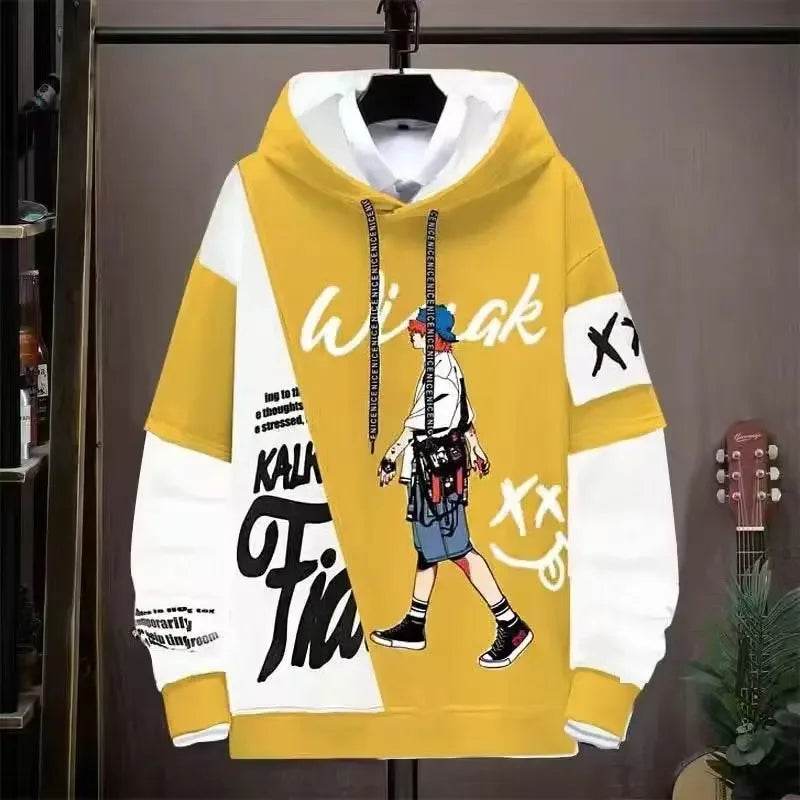 2024 Men's Graphic Hoodie - Casual Hip Hop Autumn Sweatshirt - Buy Center