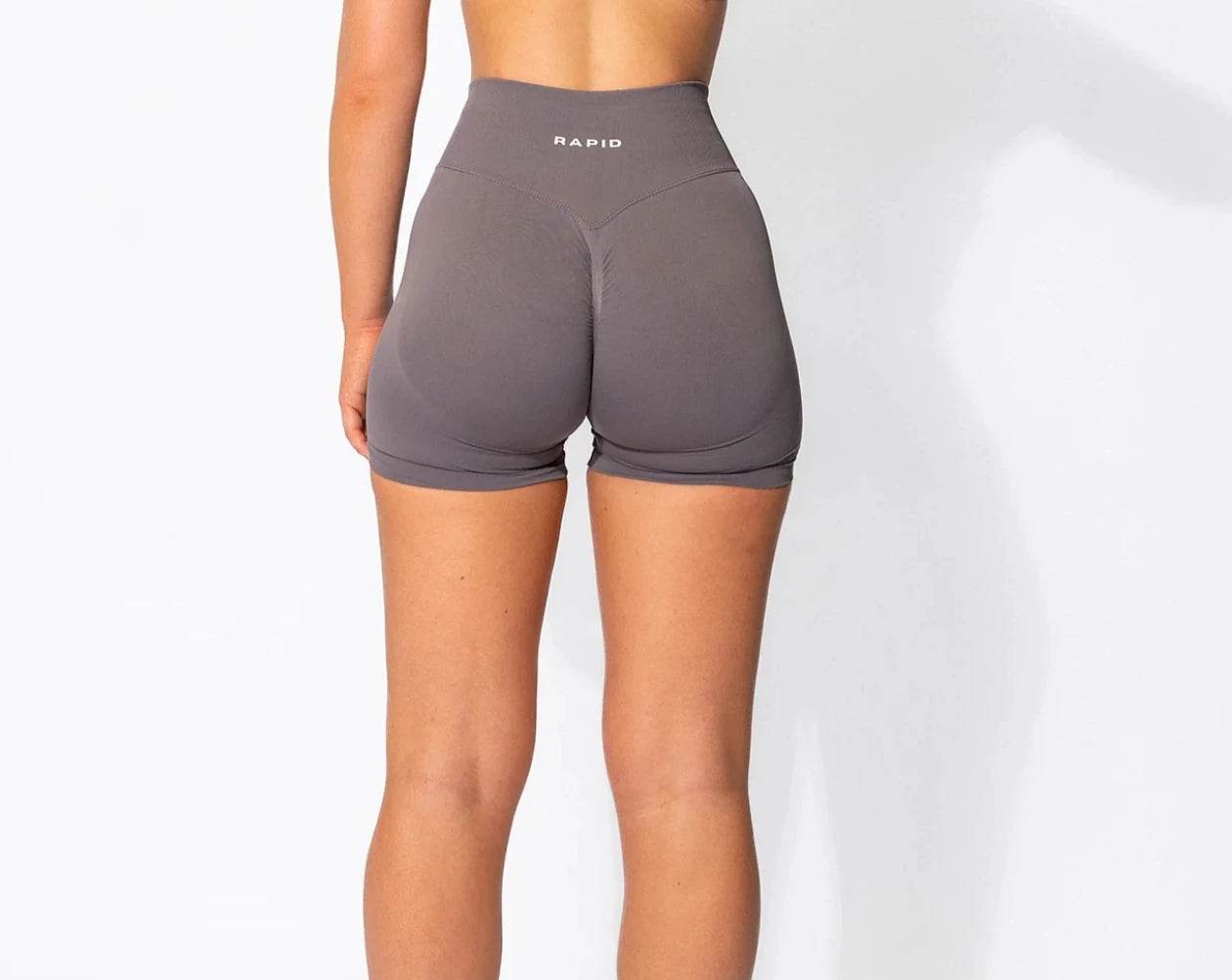 Women's Low Waist Seamless Yoga Shorts - Scrunch Bum Design - Buy Center