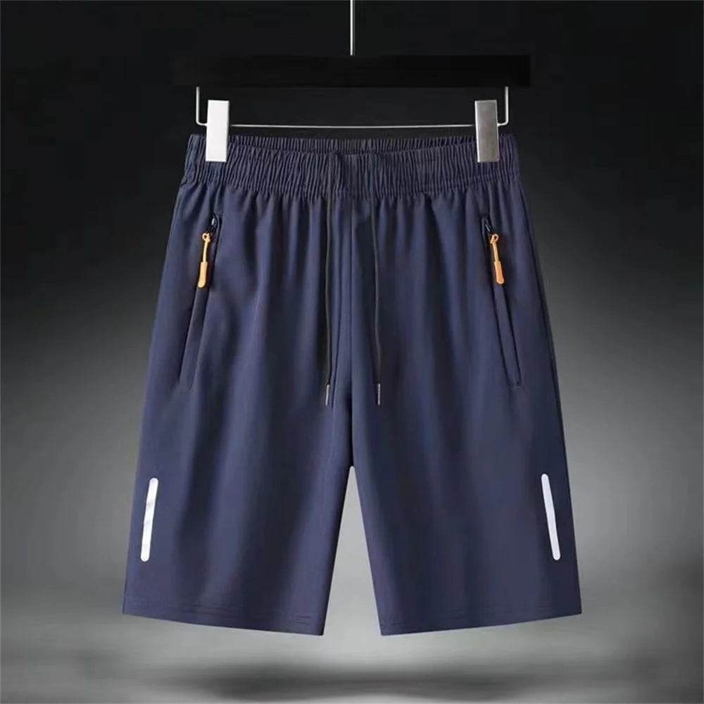 Men's Summer Casual Ice Silk Shorts - Quick Dry & Lightweight Design - Buy Center