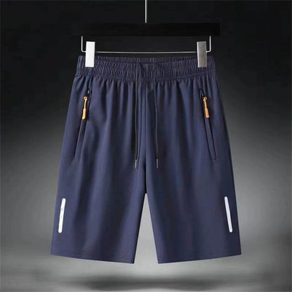 Men's Summer Casual Ice Silk Shorts - Quick Dry & Lightweight Design - Buy Center