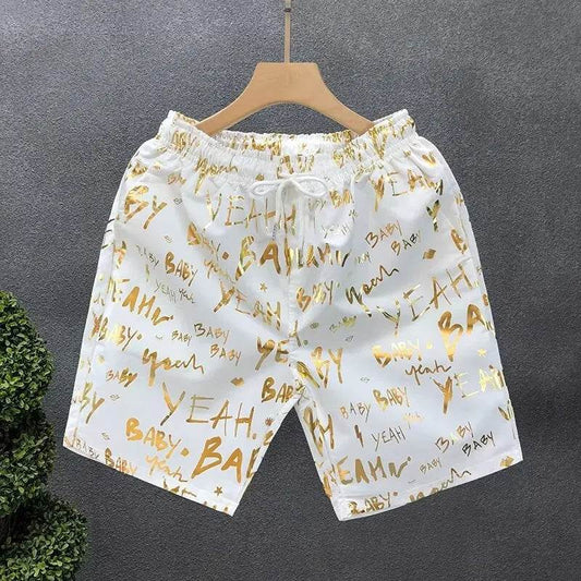 Men's Korean Casual Shorts - High-Quality Sports Pants with Drawstring - Buy Center