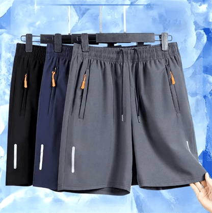 Men's Ice Silk Shorts - Quick Dry, Breathable, and Casual Summer Wear - Buy Center