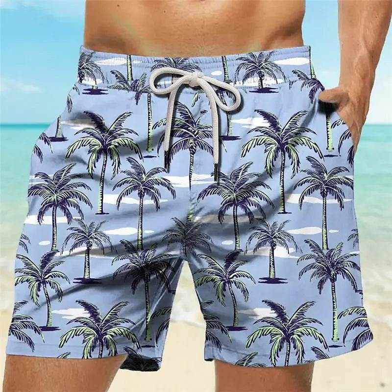 Men's 2024 Summer Casual Drawstring Shorts - Quick Dry & Stylish Prints - Buy Center