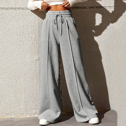 Helolis Women's Autumn Sports Pants - Loose Fitting Wide Leg Style - Buy Center