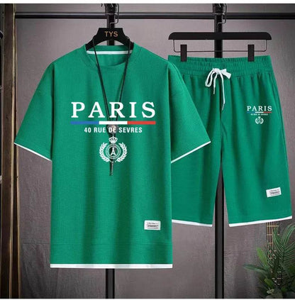 Men's Casual T-Shirt and Shorts Set - Summer Fashion Comfort - Buy Center