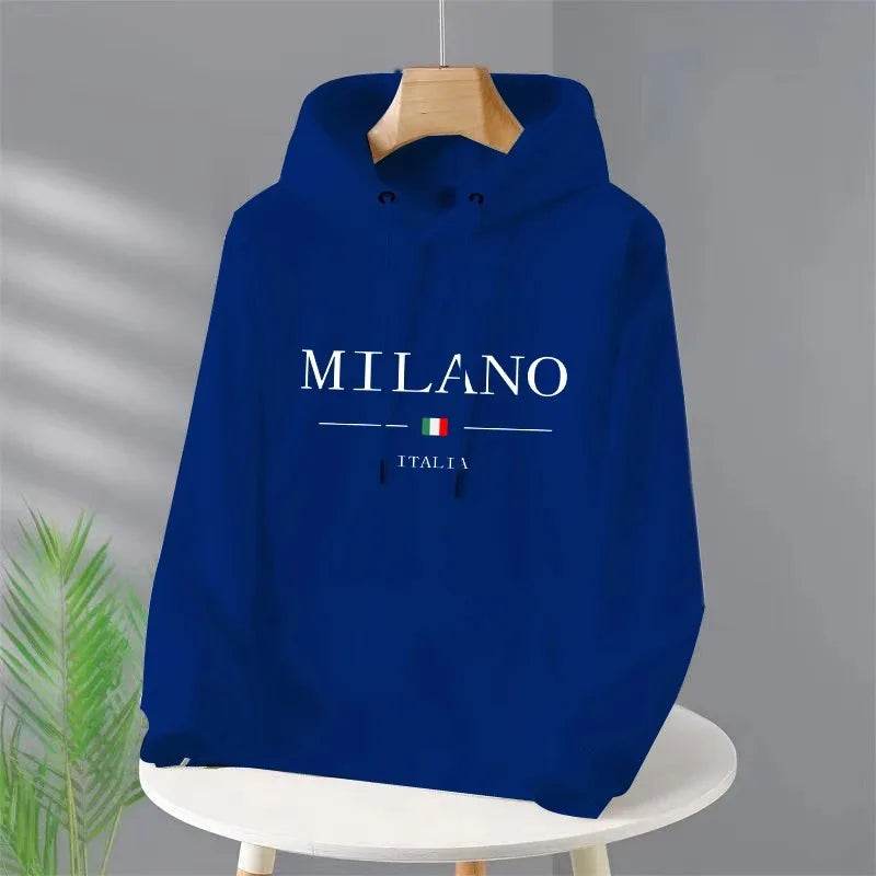 Luxury Milan Fashion Hoodies - Unisex Pullover for Casual Style - Buy Center
