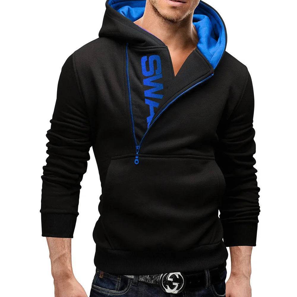LETSNAGOU Men's Hooded Sweatshirt - Zipper Pullover for Casual Wear - Buy Center