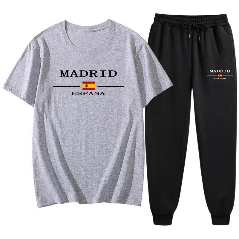 TLIT Men's Casual Sports Suit - 2pcs Pure Cotton Tracksuit Set - Buy Center