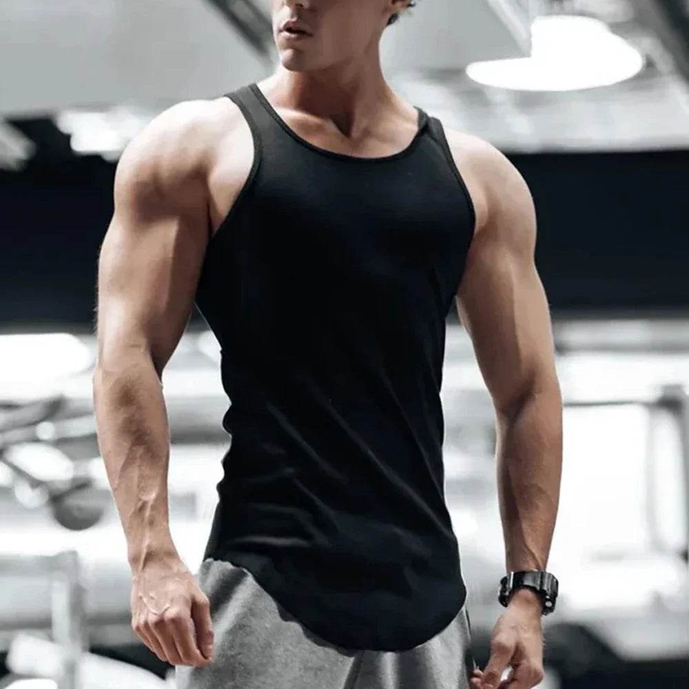 Men's Breathable Slim Fit Vest - Summer Gym Tank Top for Running - Buy Center