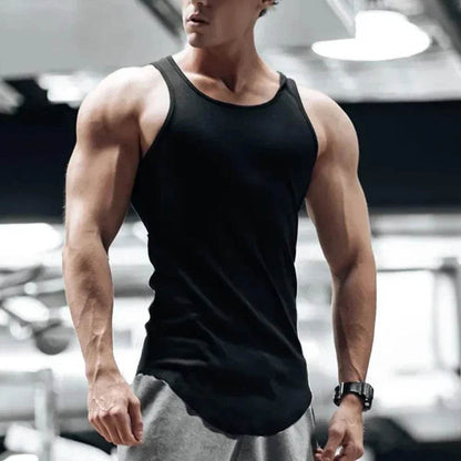 Men's Breathable Slim Fit Vest - Summer Gym Tank Top for Running - Buy Center