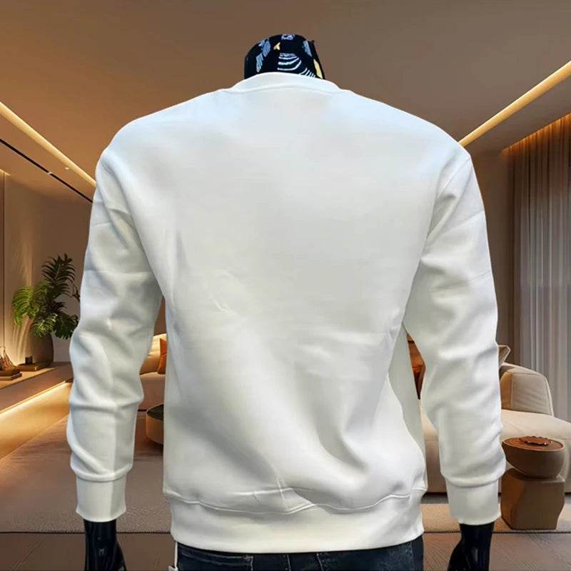 TLIT Printed Pullover Hoodie for Men - Casual O-Neck Long Sleeve Wear - Buy Center
