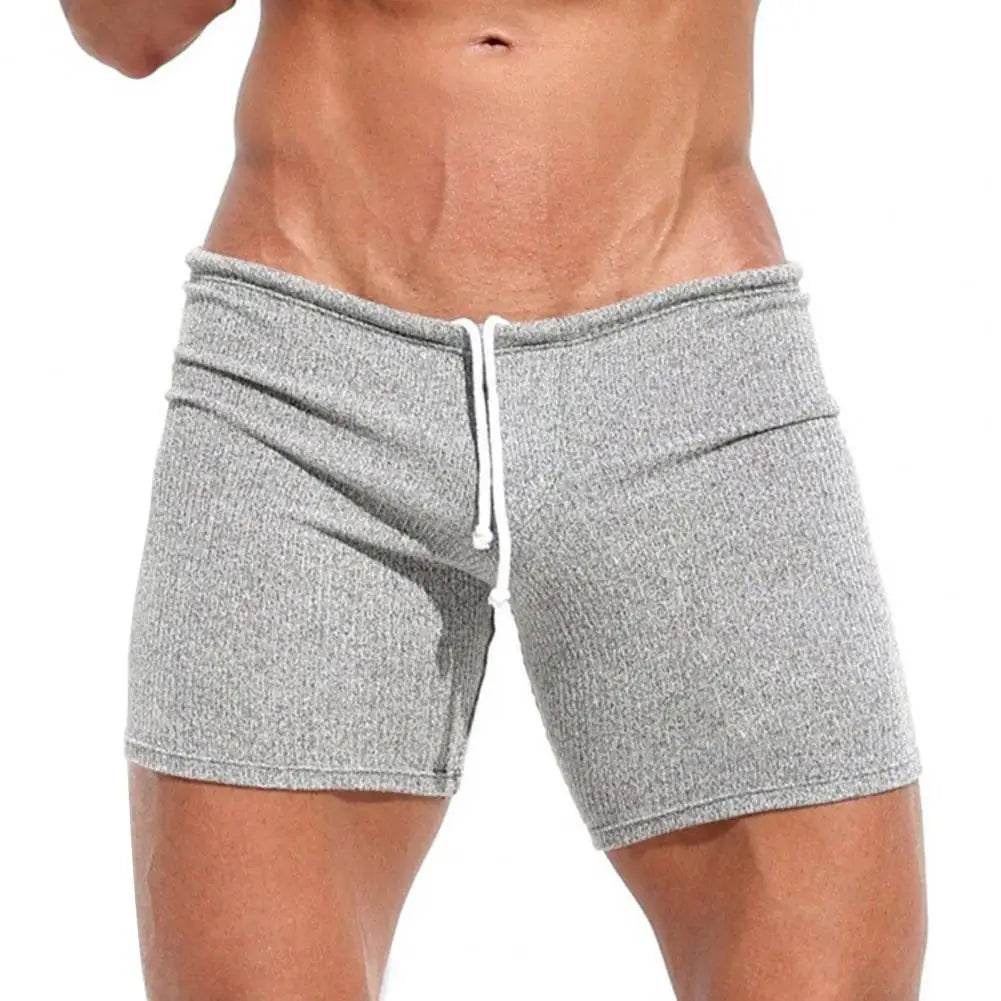Casual Summer Men’s Shorts - Slim Fit Elastic Waist Above Knee Length - Buy Center