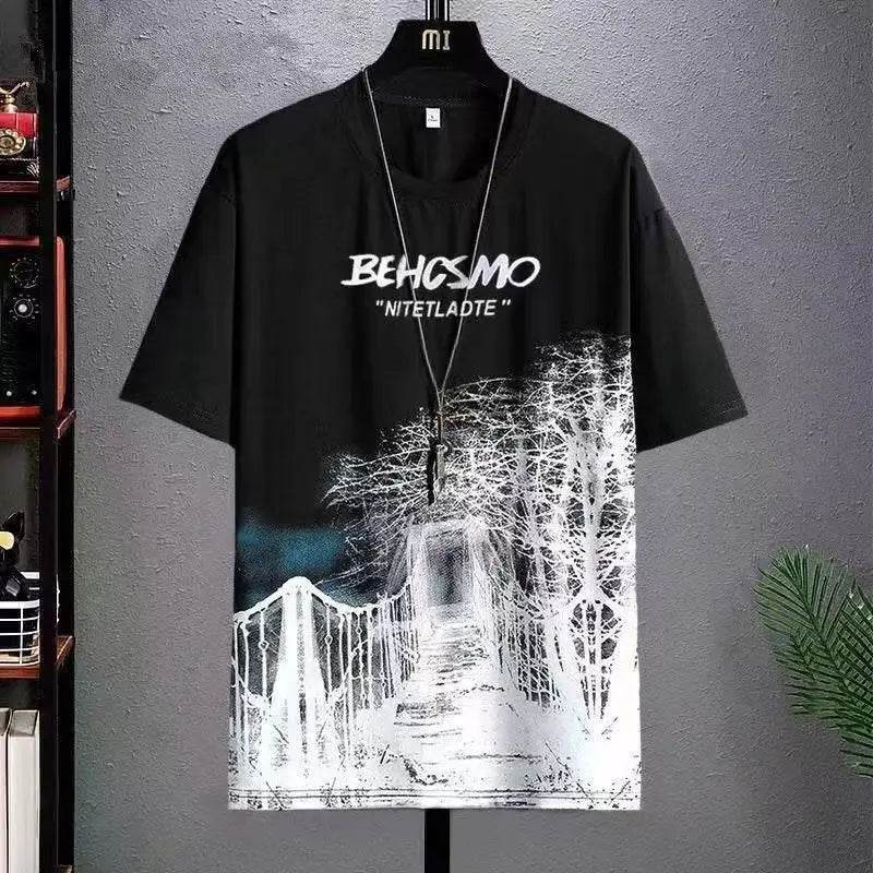 2025 Summer Fashion Men’s Cotton Set - Casual T-shirt & Shorts - Buy Center