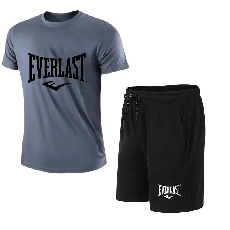 EVERLAST Men's T-Shirt and Shorts Set - Sporty Leisure Wear for Summer - Buy Center