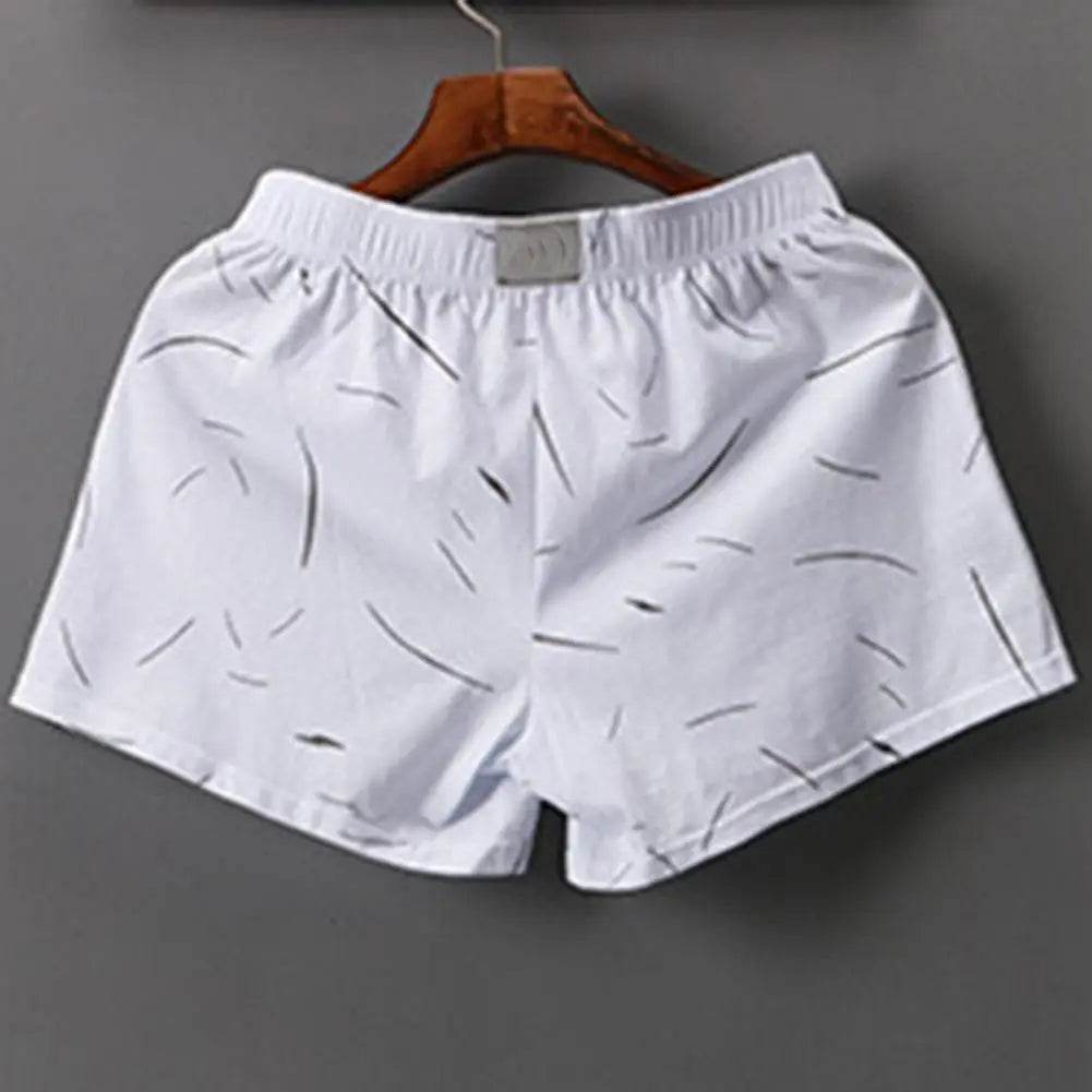 Comfortable Men's Home Lounge Pants - Soft Breathable Boxer Shorts - Buy Center