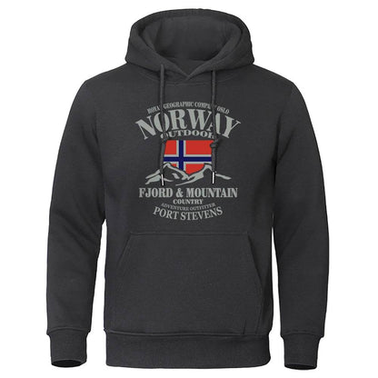 Norway FjordFashion Oversize Casual Hoody - Autumn Street Style - Buy Center