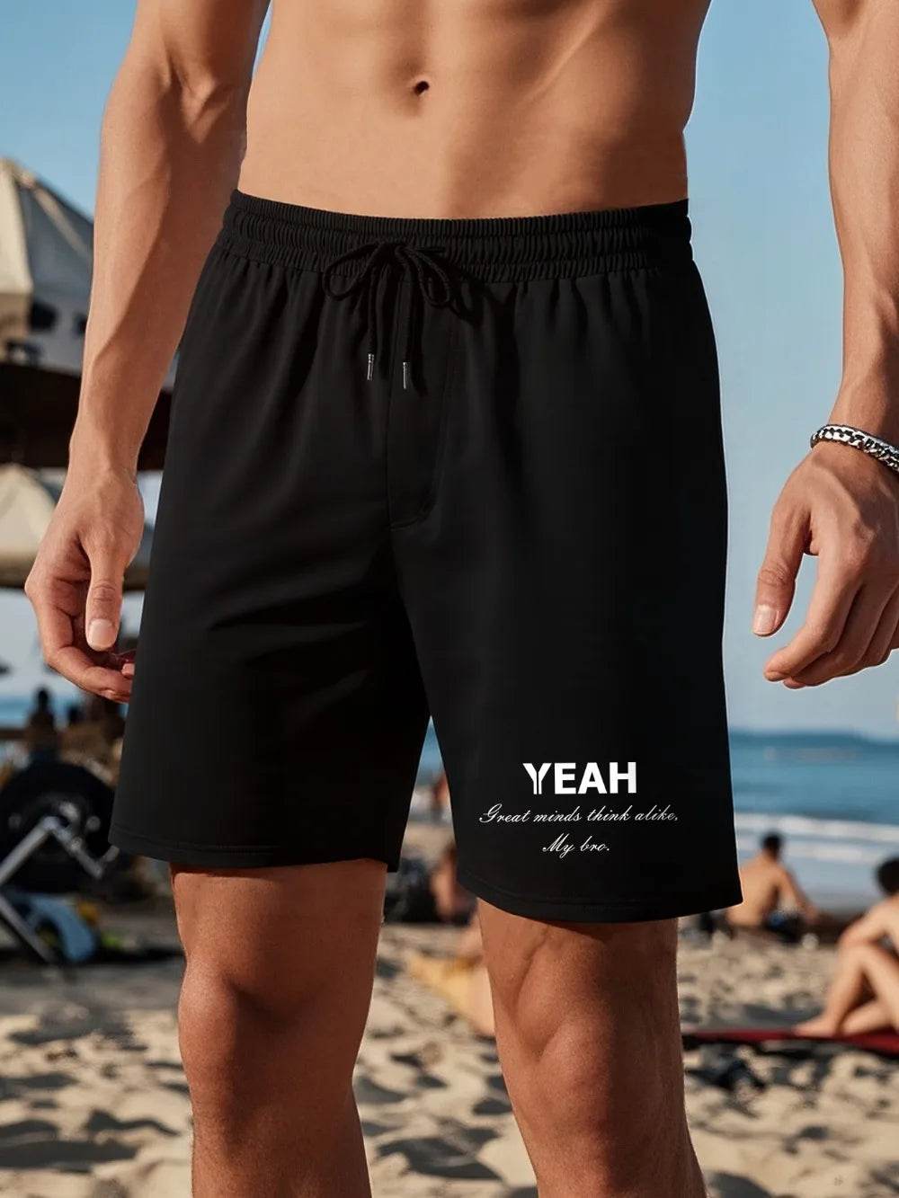 TOQUCL Men's Lightweight Fitness Shorts - Breathable Quick-Dry Casual Style - Buy Center