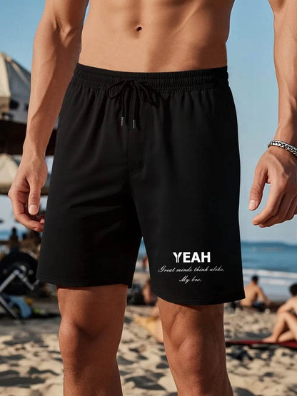 TOQUCL Men's Lightweight Fitness Shorts - Breathable Quick-Dry Casual Style - Buy Center