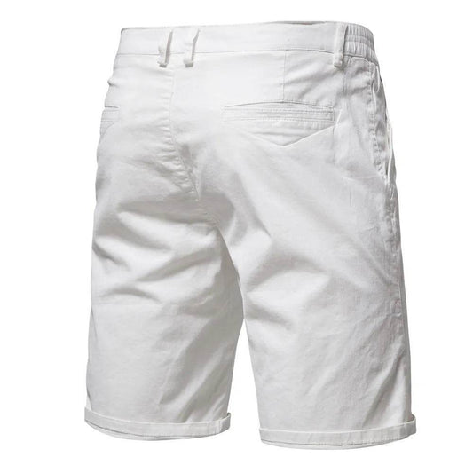 FANWEILIN Men's 100% Cotton Summer Cargo Shorts - Casual Bermuda Style - Buy Center