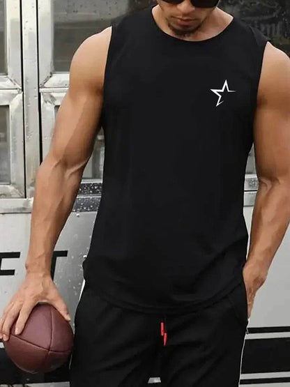 Men's Summer Round Neck Tank Top - Casual Gym Vest, Plus Size Available - Buy Center