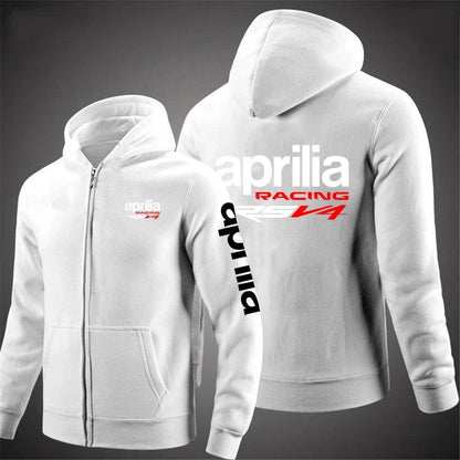 Aprilia Racing RSV4 Men's Printed Hooded Jacket - Casual Autumn Sportswear - Buy Center