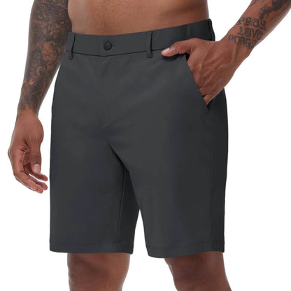 Men's Casual Golf Shorts - Trendy Stretch Waist with Side Pockets - Buy Center