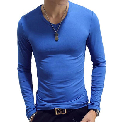 Bigsweety Men's Slim Fit Turtleneck Pullover - Casual Solid Color Top - Buy Center