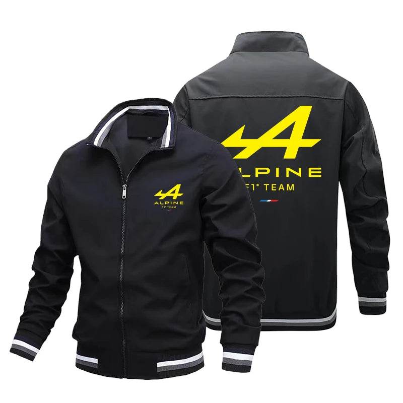 Alpine Men's Zipper Jacket - Stylish Sportswear for Autumn & Winter - Buy Center