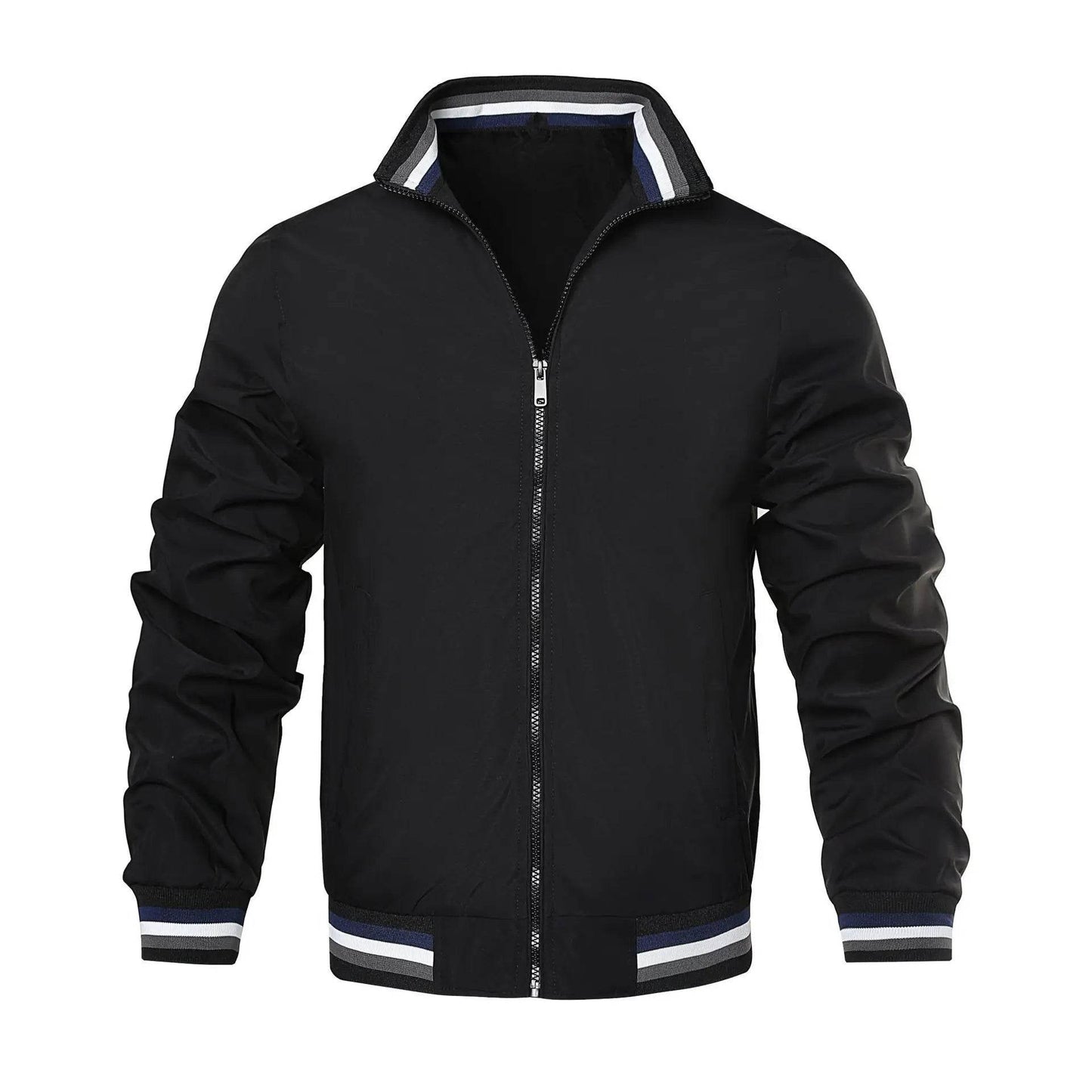 Men's Casual Spring Summer Windbreak Bomber Jacket - Lightweight & Stylish - Buy Center