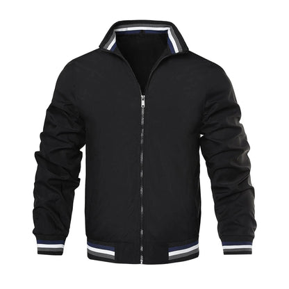 Men's Casual Spring Summer Windbreak Bomber Jacket - Lightweight & Stylish - Buy Center