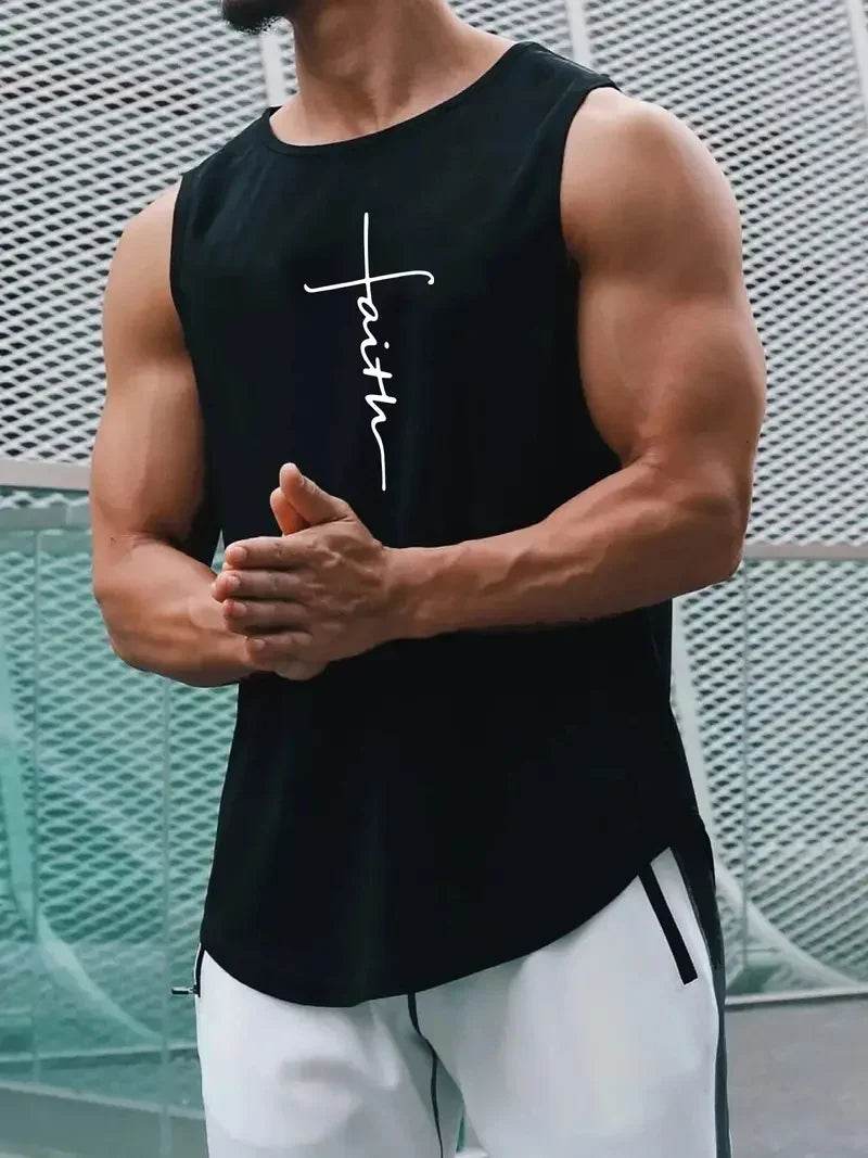 Men's Summer Round Neck Tank Top - Casual Gym Fitness Vest - Buy Center