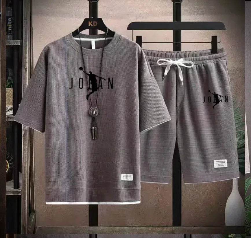 Summer Men's 2-Piece Blazer and T-Shirt Set - Casual Fashion - Buy Center