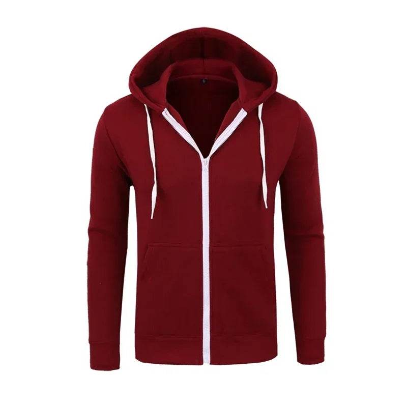MRMT Men's Zipper Hoodie - Casual Comfort for Spring & Autumn - Buy Center