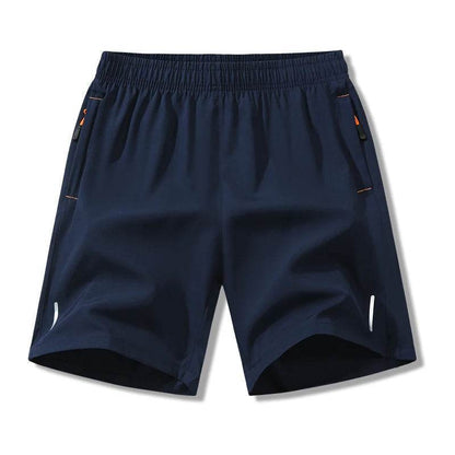 Comfortable Men's Sports Shorts - Elastic Waist, Breathable Casual Wear - Buy Center