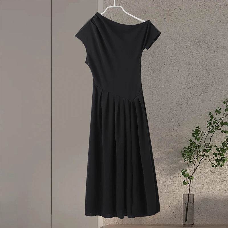 Elegant A-Line Sleeveless Dress for Women - Spring/Summer Style - Buy Center
