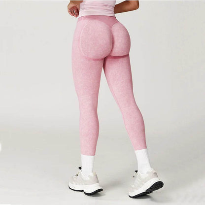 SWELTERING Women's High Waist Seamless Yoga Pants - Scrunch Bum Leggings - Buy Center