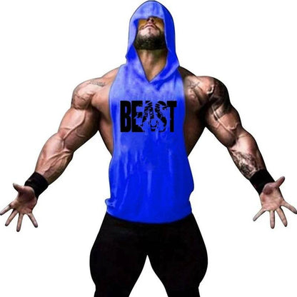 Men's Sleeveless Gym Top - Casual Bodybuilding Fitness Tank Shirt - Buy Center