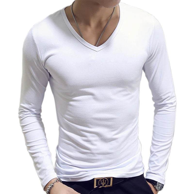 Bigsweety Men's Slim Fit Turtleneck Pullover - Casual Solid Color Top - Buy Center