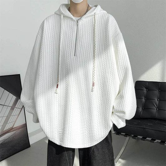 FAVOCENT Men's Hooded Sweatshirt - Casual Loose Pullover for Spring & Autumn - Buy Center