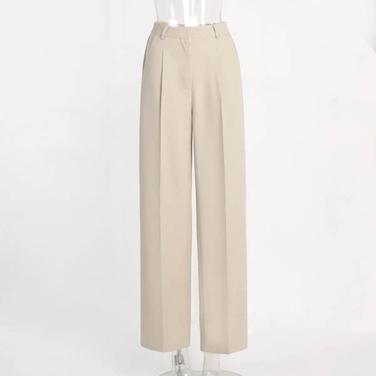 Anicenice Women's Loose Fit Straight Leg Pants - Casual Spring Style - Buy Center