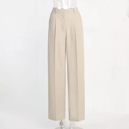 Anicenice Women's Loose Fit Straight Leg Pants - Casual Spring Style - Buy Center