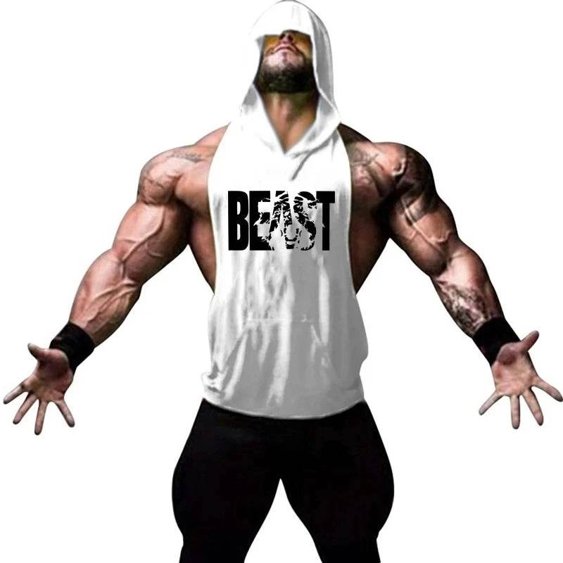 Men's Sleeveless Gym Top - Casual Bodybuilding Fitness Tank Shirt - Buy Center