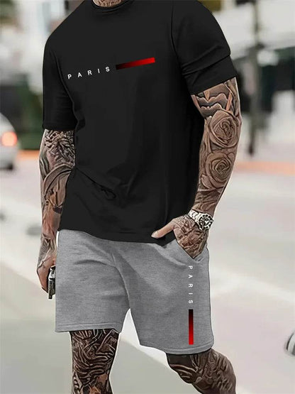 YEAE Men's Summer Casual Suit - Breathable Short Sleeve Set - Buy Center