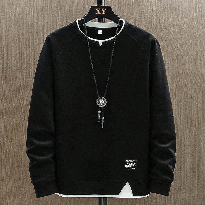 FAVOCENT Men's Casual Sweatshirt - Harajuku O-Neck Fashion Hoodie - Buy Center