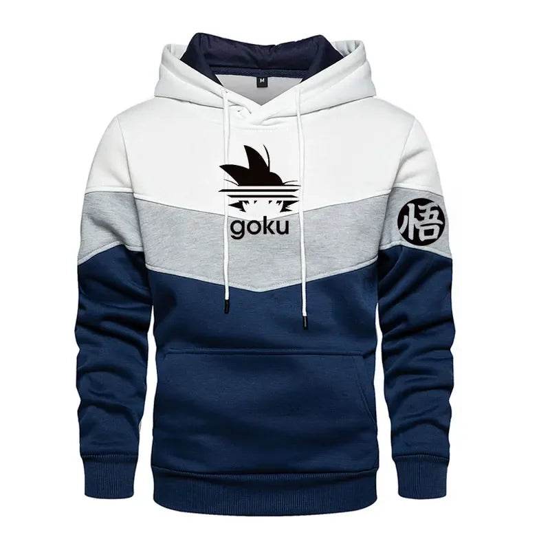 Goku Fleece Sweatshirt - Men's Hip Hop Hooded Pullover for Casual Wear - Buy Center