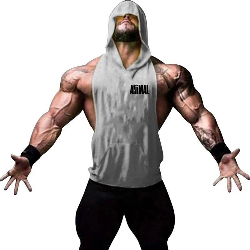 Men's Sleeveless Gym Top - Casual Bodybuilding Fitness Tank Shirt - Buy Center