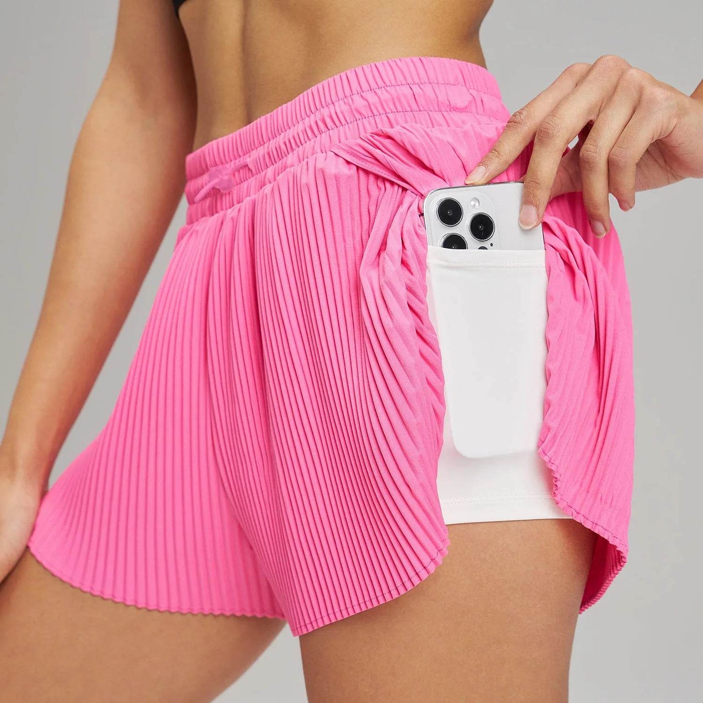 NAQIYAYABEI Women's Quick-Dry Yoga Shorts with Utility Pockets - Buy Center